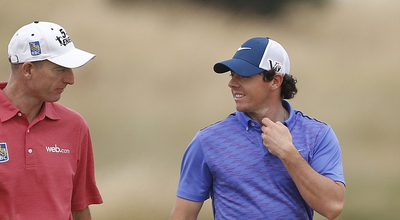Rory McIlroy and Jim Furyk are considered favorites for The Barclays to open the PGA Tour's 2014 FedEx Cup playoffs (shown here at last month's British Open).