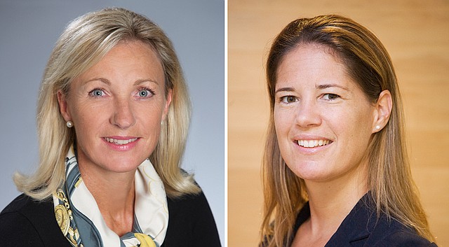 Jutta af Rosenborg, left, and Sophie Goldschmidt have been named to the European Tour board as non-executive directors.