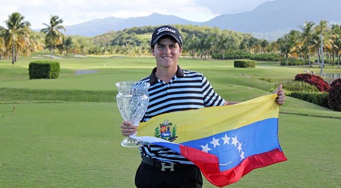 Jorge Garcia won the AJGA Puerto Rico Junior Open with a 10-under-par 206 total.