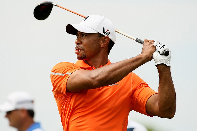 Tiger Woods at No. 9 in Round 2 of the Arnold Palmer Invitational.