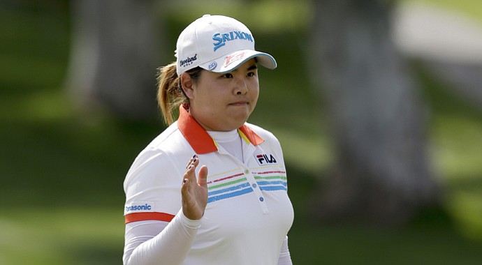 Inbee Park during the second round of the 2013 Kraft Nabisco Championship in Rancho Mirage, Calif.