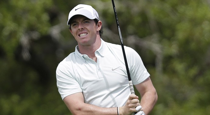 Rory McIlroy during the second round of the 2013 Valero Texas Open.