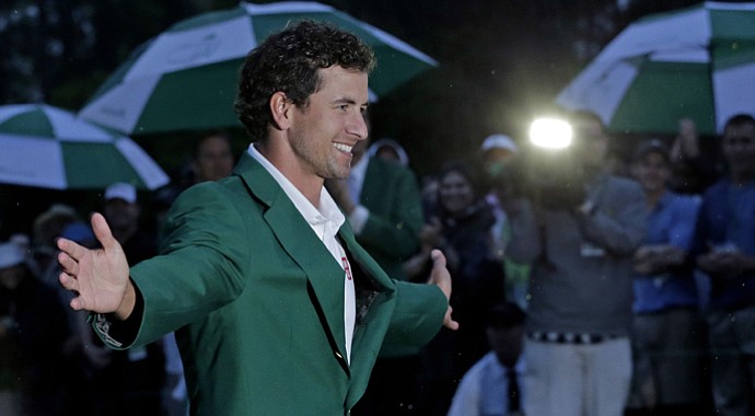 Adam Scott after winning the 2013 Masters in a playoff.