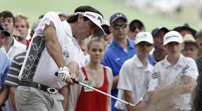 Bubba Watson during the final round of the 2013 Masters.