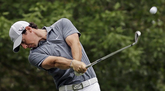 Rory McIlroy during the final round of the 2013 Masters.