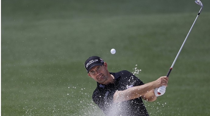 Padraig Harrington during practice at Augusta National for the 2013 Masters.
