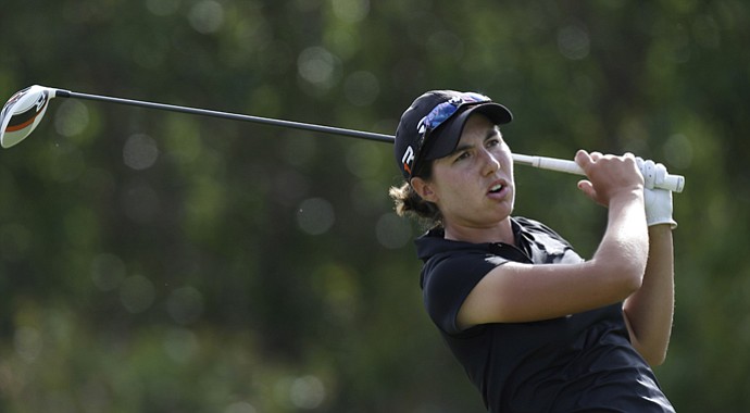 Carlota Ciganda during the third round of the 2013 North Texas LPGA Shootout.
