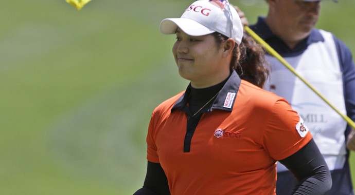 Ariya Jutanugarn during the first round of the LPGA's 2013 Kingsmill Classic.