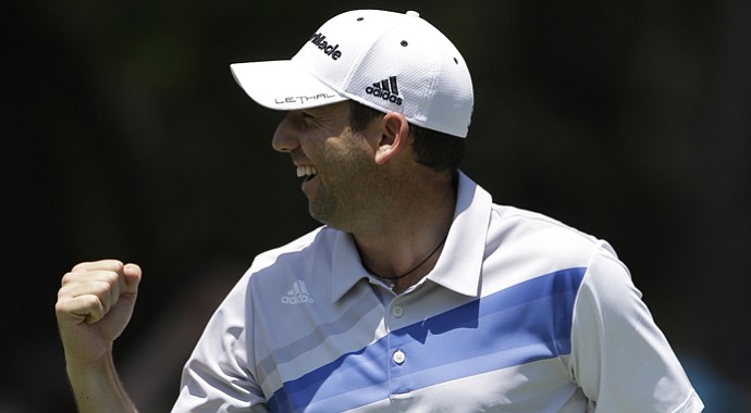 Sergio Garcia during the second round of the 2013 Players Championship at TPC Sawgrass in Ponte Vedra Beach, Fla.