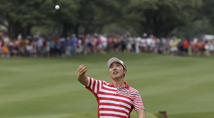 Sang-Moon Bae won the 2013 HP Byron Nelson Championship with Callaway's new Hex Chrome + ball.