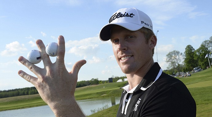 Andrew Dodt made two holes in one during the second round of the European Tour's 2013 Nordea Masters in Stockholm, Sweden.