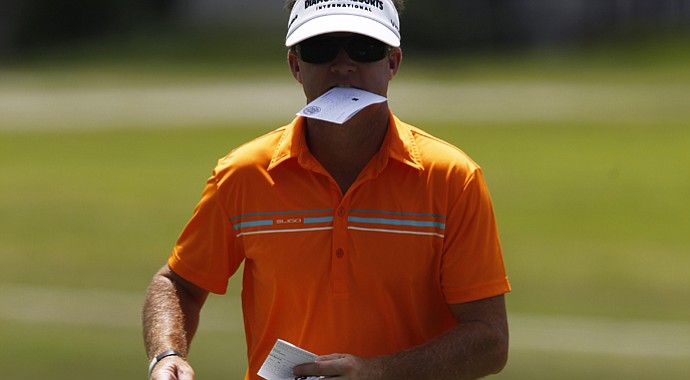Brian Gay during sectional qualifying in Memphis, Tenn., for the 2013 U.S. Open at Merion.