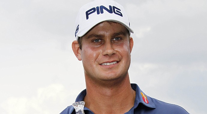 Harris English after winning the 2013 FedEx St. Jude Classic in Memphis, Tenn.