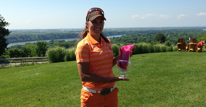 Casie Cathrea of Livermore, Calif., won the inaugural Women's Porter Cup at Niagara Falls Country Club by three shots on June 14.