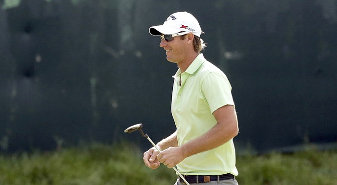 Nicolas Colsaerts during the second round of the 2013 U.S. Open.