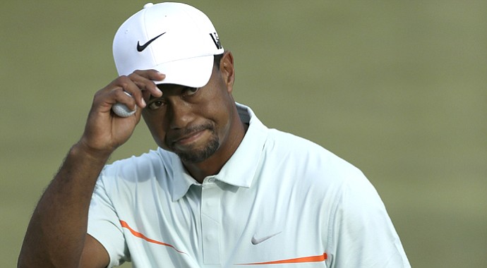 Tiger Woods during the third round of the 2013 U.S. Open at Merion Golf Club.