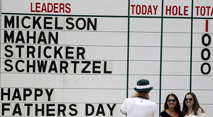 Fans enjoy the final round of the 2013 U.S. Open at Merion Golf Club.