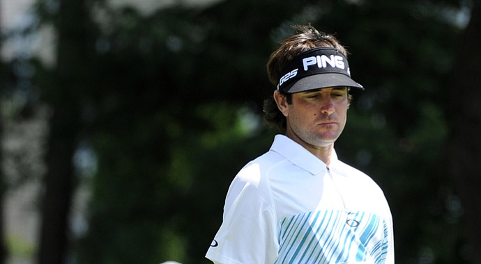 Bubba Watson during the second round of the PGA Tour's 2013 Travelers Championship.