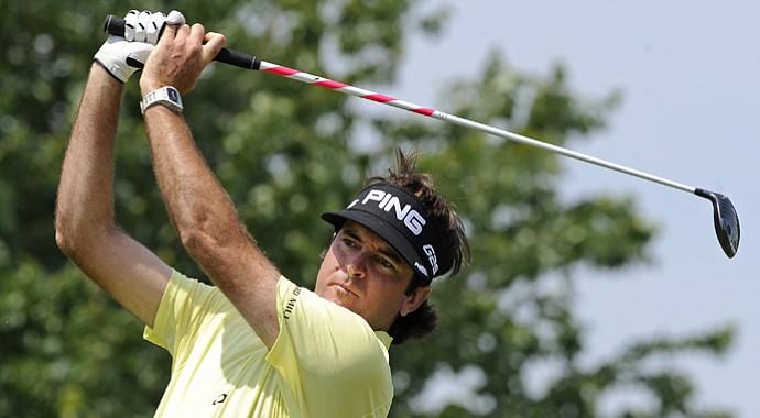 Bubba Watson during the third round of the Travelers Championship.