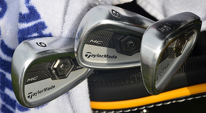 Ken Duke's TaylorMade irons used during his win at the 2013 Travelers Championship.