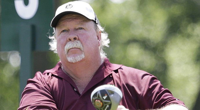 Craig Stadler during the final round of his win at the 2013 Encompass Championship on the Champions Tour.