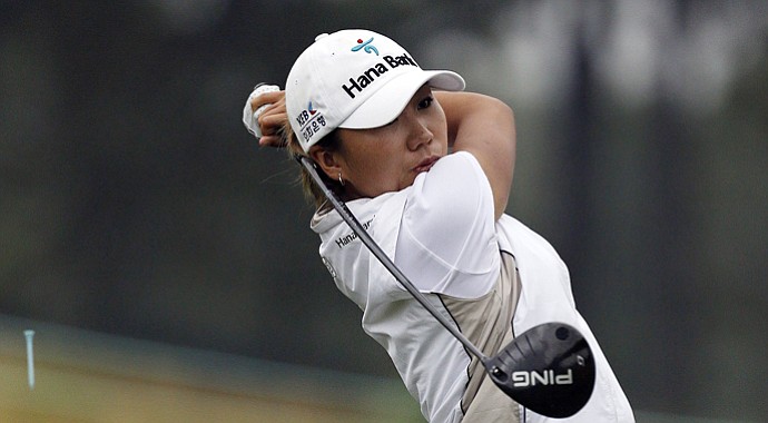 I.K. Kim during the second round of the 2013 U.S. Women's Open at Sebonack in Southampton, N.Y.