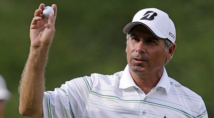 Fred Couples during the third round of the Champions Tour's 2013 Senior Players Championship.