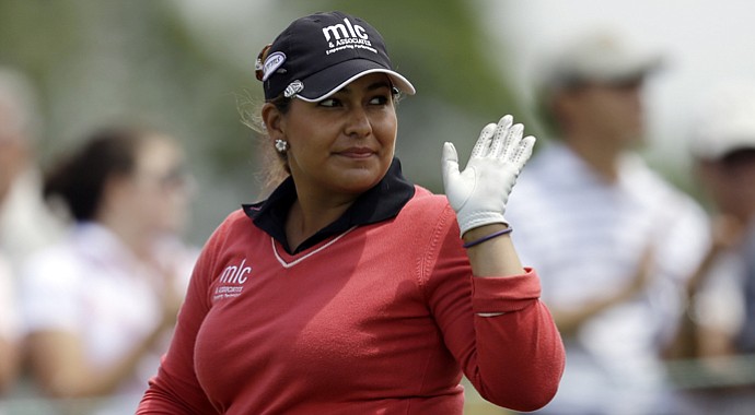 Lizette Salas during the third round of the 2013 U.S. Women's Open at Sebonack in Southampton, N.Y.