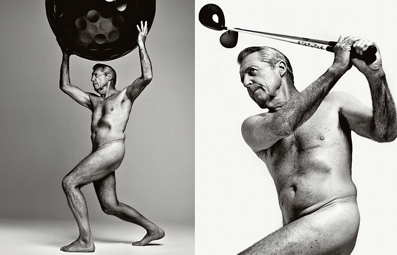 Gary Player poses for the 2013 edition of ESPN's Body Issue.