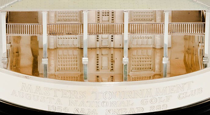 The Masters Championship Trophy won by golfer Sam Snead in 1954. The trophy was among 14 lots from the Sam Snead Collection that was the centerpiece of Heritage Auctions' offerings in Chicago that netted more than $1.1 million.
