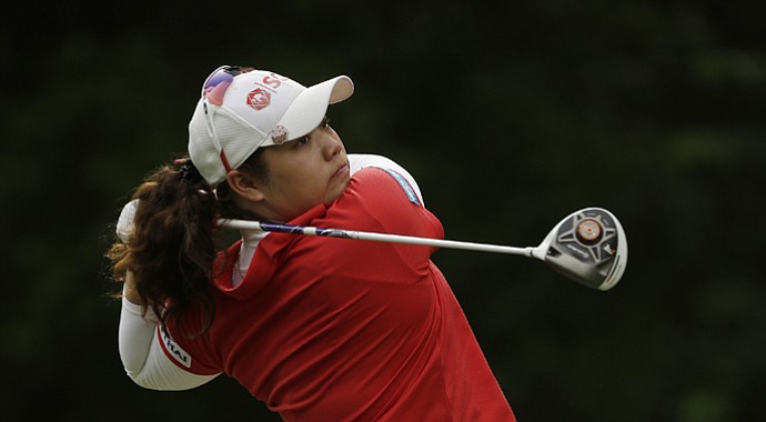 Ariya Jutanugarn during the LPGA's 2013 Mobile Bay LPGA Classic in Alabama.
