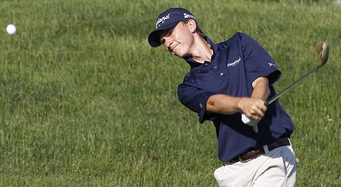 Will Wilcox during a practice round for the 2011 U.S. Open at Congressional.