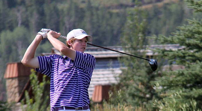 Ty Travis during his win in the 2013 Idaho State Amateur golf tournament.