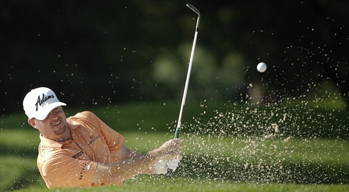 Robert Garrigus during the first round of the PGA Championship.