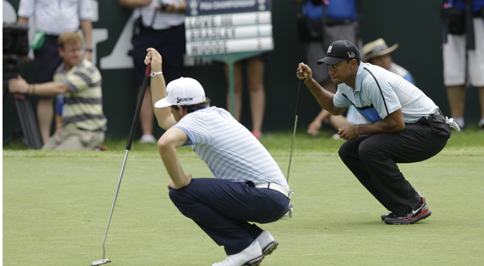 Tiger woods tee time for bmw #7