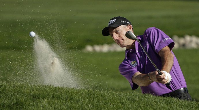 Jim Furyk during the third round of the 2013 PGA Championship at Oak Hill.