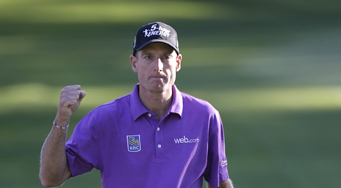 Jim Furyk during the third round of the 2013 PGA Championship at Oak Hill.