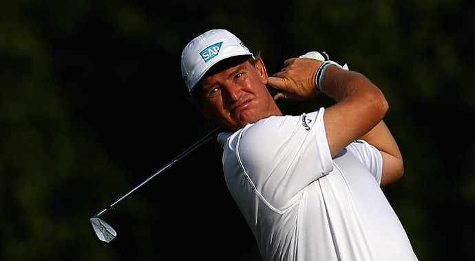 Ernie Els during the 2013 Wyndham Championship in Greensboro, N.C.