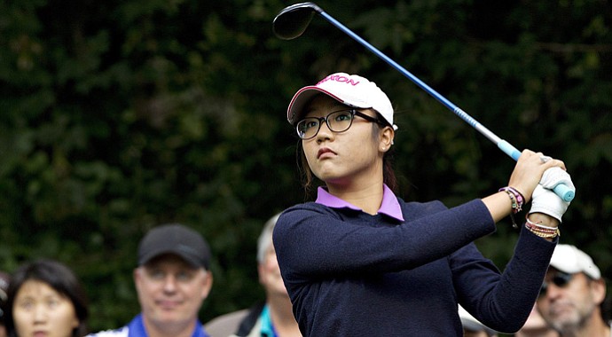 Lydia Ko during the final round of the 2013 Canadian Women's Open at Royal Mayfair in Edmonton, Alberta.