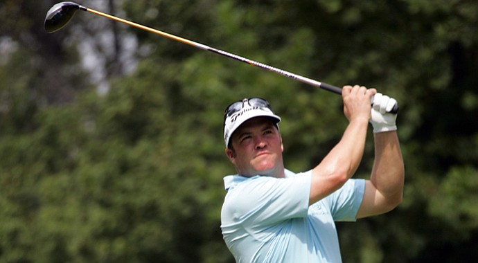 Andrew Svoboda during the final round of the 2013 Chiquita Classic on the Web.com Tour.