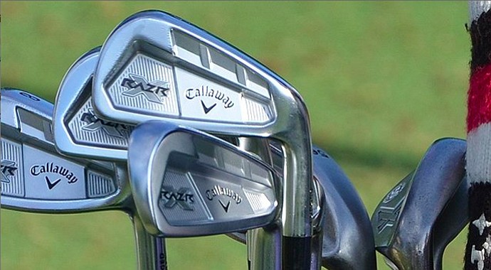 Jim Furyk's bag at the 2013 BMW Championship at Conway Farms near Chicago, where he shot 59 in the second round.