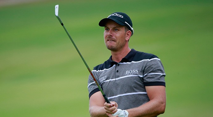 Henrik Stenson during Saturday's third round at the Tour Championship, the final event of the 2013 FedEx Cup playoffs on PGA Tour, at East Lake in Atlanta.