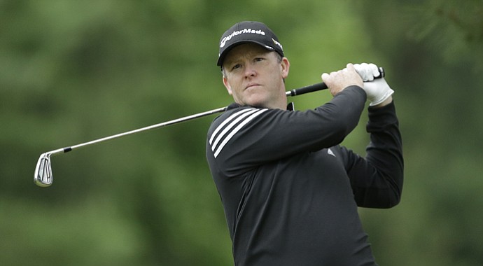 Marcus Fraser during the 2013 U.S. Open at Merion.