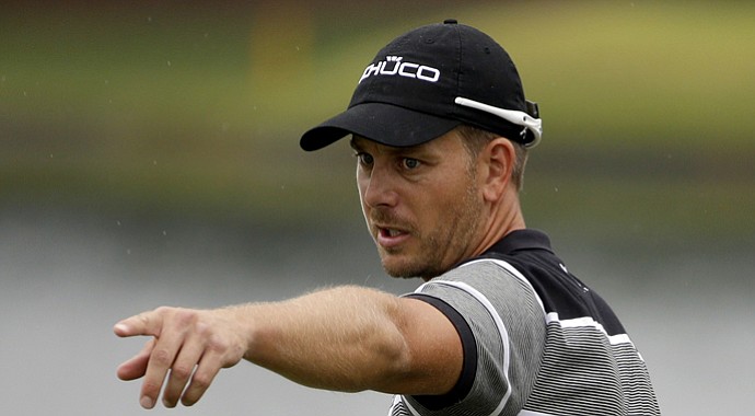 Henrik Stenson during Saturday's third round of the Tour Championship, the final event of the 2013 FedEx Cup playoffs on PGA Tour, at East Lake in Atlanta.