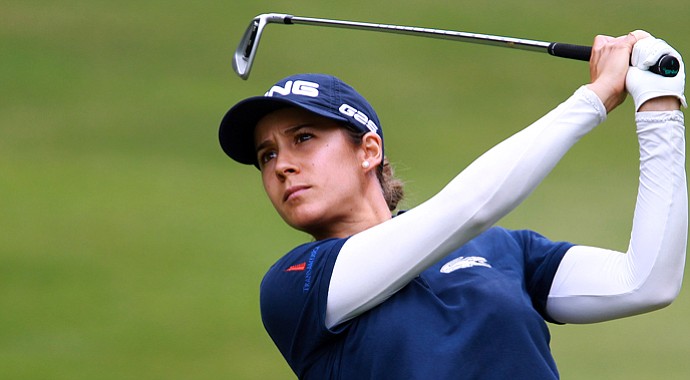 Azahara Munoz during the final round of her win in the 2013 Ladies French Open.