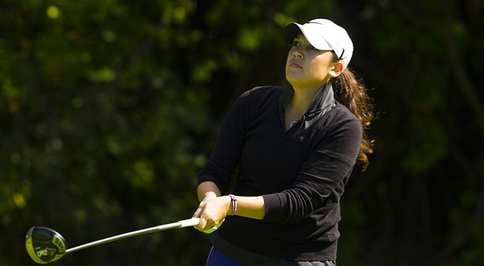 Julia Potter during the 2013 U.S. Women's Mid-Amateur in Asheville, N.C.