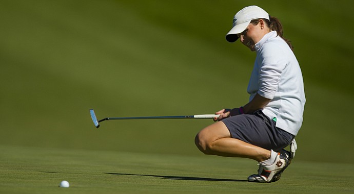 Margaret Shirley during the quarterfinals of the 2013 U.S. Women's Mid-Amateur.