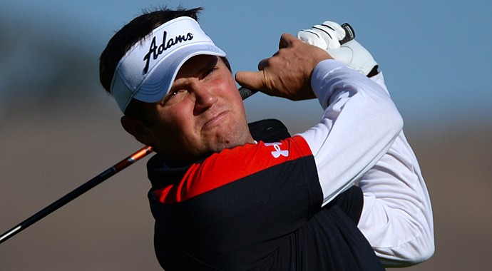 Jeff Overton during the first round of the Frys.com Open at CordeValle.