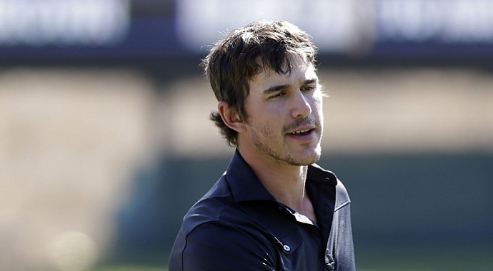 Brooks Koepka during the second round of the Frys.com Open.
