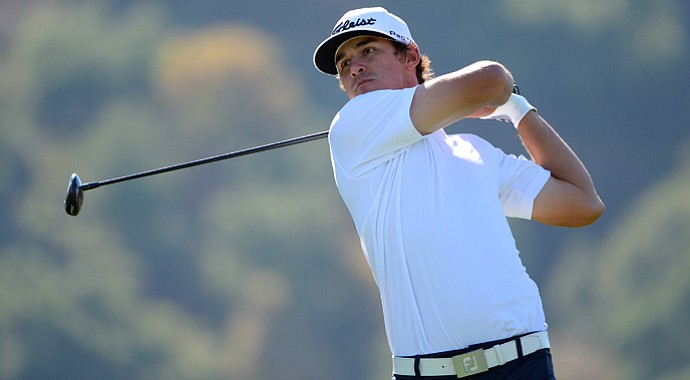 Brooks Koepka during round three of the Frys.com Open at the CordeValle.